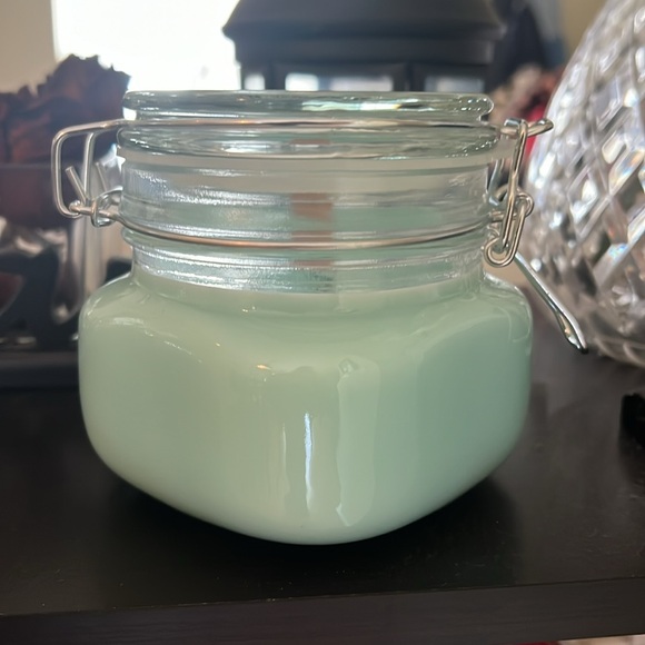 17oz Beach Scented Summer Vibes Mason Jar Organic Soy Wax Candle - Picture 2 of 3